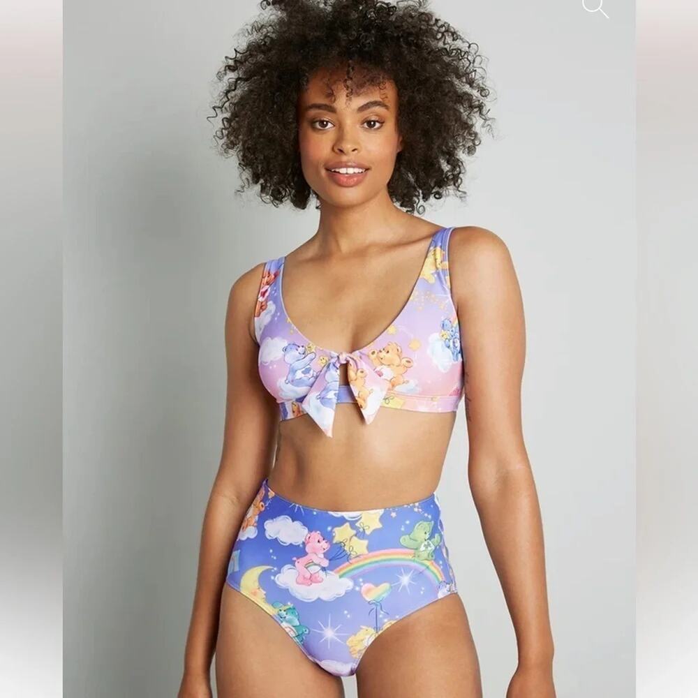 ModCloth x Care Bears The Sara High-Waisted Bikini Bottom Size